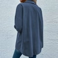 thumbnail image 5 of Futezty Womens Knit Long Shacket Jacket Oversized Casual Blouses Button Down Collared Dressy Shirts, 5 of 5