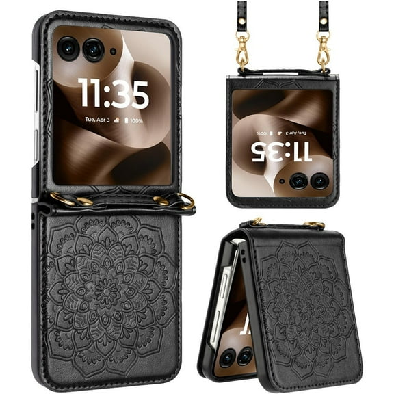 Stylish Floral Case for Motorola Razr Ultra 2025