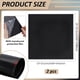 thumbnail image 2 of 2 láminas de silicona de 10 x 10 pulgadas, color negro, resistentes a altas temperaturas, para juntas de bricolaje, almohadillas de sellado de 1 mm de grosor., 2 of 9