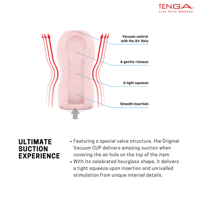 tenga vacuum cup masturbator TENGA ORIGINAL VACUUM CUP main image 1