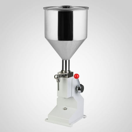 VEVOR A03 Liquid Filling Machine, Bottle Filler 5-50ml, Manual Liquid Filling Machine Stainless Steel, Bottle Filling Machine for Paste Cream Cosmetic