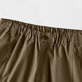 thumbnail image 5 of Yaoyar Mens Summer Shorts Classic Fit Walking Hiking Casual Solid Fashion Pockets Elastic Waist Zipper Comfortable Shorts Cargo Pant, 5 of 8