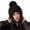 Black, variant on Ljudmp Women's Chunky Knit Beanie with Pom Pom High Stretchy Winter Hat Ear Warmer Skull Cap Fleece Lined Slouchy Hat For Cold Weather Daily Wear Beige