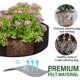 thumbnail image 4 of Bolsas de cultivo de plantas, cama de jardín elevada de tela con asas, camas de jardín duraderas, macetas de aireación para cultivar verduras para plantas al aire, 4 of 4