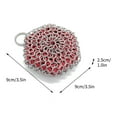 thumbnail image 6 of 316 Stainless Steel Scrubber Pot Brush - Fast Cleaning Mesh for Pans, Skillets, Griddles & More - Safe for Babies - Removes Grease & Buildup - Durable Kitchen Scrub Brush (1 Pack), 6 of 6