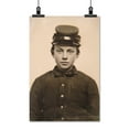 thumbnail image 2 of Print: Young Civil War Soldier, Union Uniform, Forage Cap, c. 1861-1865, 2 of 4
