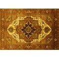 thumbnail image 1 of Ahgly Company Indoor Rectangle Persian Yellow Traditional Area Rugs, 2' x 4', 1 of 4
