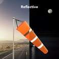 thumbnail image 3 of Windsock Wind Direction Measurement Sock Bag Orange 80cm Polyester Outdoor Airport, 3 of 7