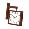 thumbnail image 4 of Reloj de esquina decorativo de doble cara para comedor, sala de estar u hotel. Blanco, 4 of 9