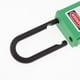 thumbnail image 4 of Candado de seguridad resistente y firme con llaves de plástico de ingeniería de PVC diferentes Verde, 4 of 8
