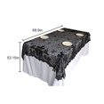 thumbnail image 2 of Halloween Decoration Skeleton Witch Bat Door Curtain Window Fringe Table Cloth, 2 of 10