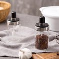 thumbnail image 2 of Pot de Rangement en Verre pour Condiments et Épices de Cuisine avec Couvercle à Cuillère, 2 of 10
