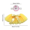 thumbnail image 4 of AuroraX Porch Goose Princess Outfit Princess Tutu Skirts Porch Goose Clothes Set 23" 17 19 inch Wedding Holiday Front Porch Goose 23 inch Clothing Fall Summer Seasonal Decor, 4 of 6