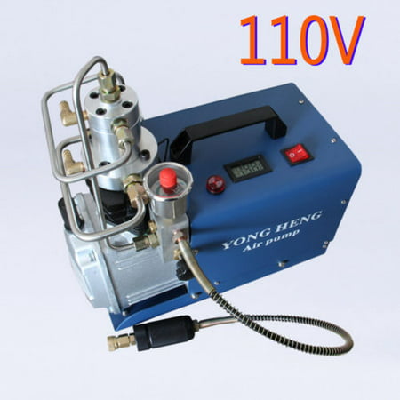 110V Set Pressure Plate 30MPA 4500PSI High Pressure Air Pump Electric Air Compressor (Best 110v Air Compressor)