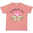 thumbnail image 3 of Inktastic Grandpa's Girl Heart Flowers Girls Toddler T-Shirt, 3 of 5