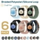 thumbnail image 1 of ComfiTime Correa Elástica para Apple Watch: Correa Deportiva Trenzada para iWatch de 38-45 Mm para Hombres y Mujeres, Correa Transpirable para Apple Watch Series SE 9-1, 1 of 12
