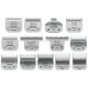 thumbnail image 1 of Kit de cuchillas para aseo de mascotas y perros DODAER, 13 piezas, acero inoxidable, 1 of 6
