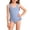 Blue, variant on IFNWSV Girls Bathing Suit Kids Swimwear with Lace Small and Medium-sized Kids Blue 6 Years
