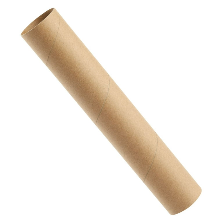 36 Pack Brown Cardboard Tubes for Crafts, DIY Craft Paper Roll