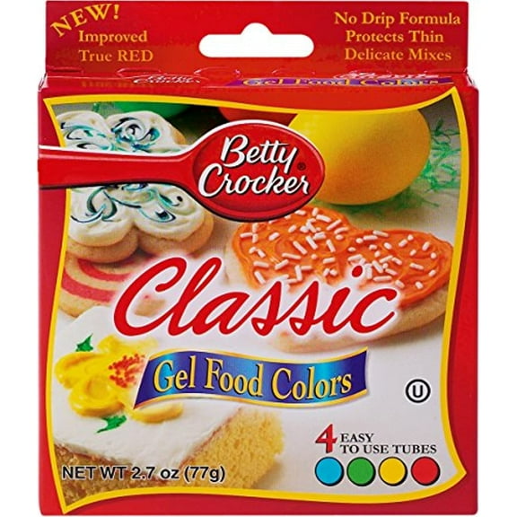 Betty Crocker Decorating Gel Food Color in Classic Colors, 2.7 oz.