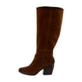 thumbnail image 2 of Naturalizer Women's Fae Knee High Boot Saddle Tan Suede Wide Calf 12M, 2 of 8