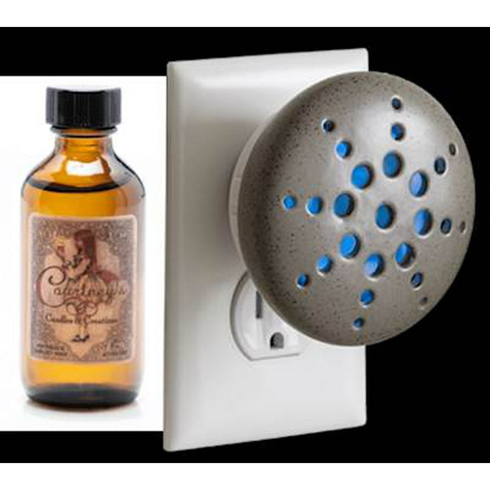 SPA STONE Pluggable Oil Diffuser and 2 oz Courtneys Fragrance SANDALWOOD