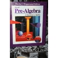 thumbnail image 1 of Pre-Owned Pre-Algebra: A Transition to Algebra (Teacher's Wraparound Edition) (Hardcover) 0028243625 9780028243627, 1 of 1