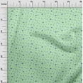 thumbnail image 2 of oneOone Organic Cotton Voile Fabric Leaves & Flower Floral Decor Fabric Printed BTY 42 Inch Wide, 2 of 4