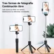 thumbnail image 4 of Palo de Selfie con Luz de Relleno, Soporte para Transmisión en Vivo, Trípode Plegable, Bluetooth, Telescópico Largo, Accesorios para Teléfonos Móviles, 4 of 5