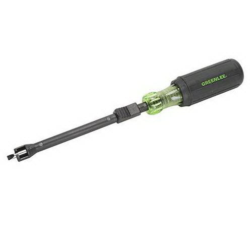 Greenlee 0153-16C Screwdriver 3//8-Inch x 8-Inch Heavy Duty Keystone Tip