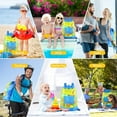 thumbnail image 4 of Nice Big Size Mesh Bag for Beach Swim Toys Balls Storage Swimming Double Straps, 4 of 14