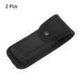 thumbnail image 3 of Uxcell Nylon Pocket Knife Sheath 6" x 2.6" Belt Loop Pouch for Outdoor Use,Black, 2pcs, 3 of 6