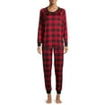 thumbnail image 2 of Secret Treasures Essentials Women's Plaid Hacci Top, 2 of 6