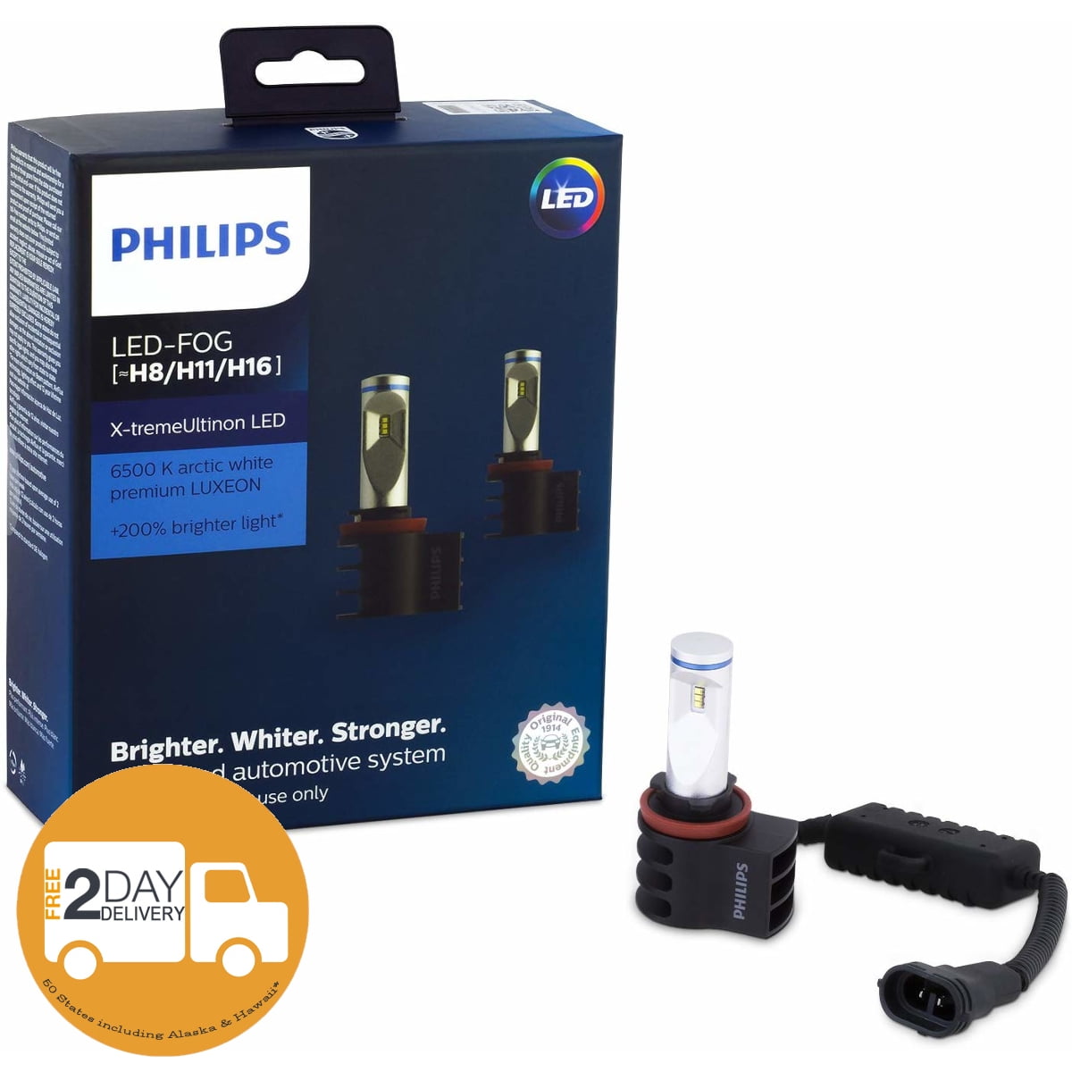 2 pi/èces H11//H8 42 SMDLED antibrouillard LED blanc 2835 Canbus sans erreur phare antibrouillard