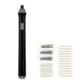 thumbnail image 2 of Adjustable Auto Eraser Pen With 5Mm 2.3Mm  Eraser Refills Battery Operated Painting Accessory Stationery (Black), 2 of 2