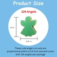 Random Orange Shapes SHAPES ETC. 124 Pcs Angel Cut-Outs - Large Assorted Color 5.5in ...