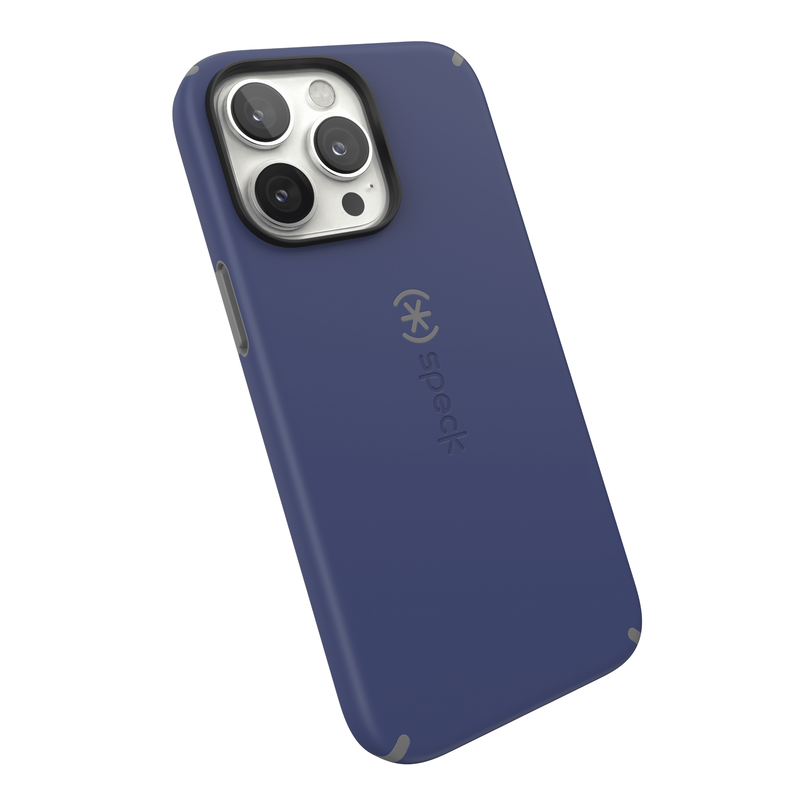 Speck iPhone 14 Pro Max CandyShell Pro with MagSafe Case in Prussian Blue and Cloudy Grey