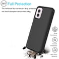thumbnail image 5 of For Motorola Moto G Power 5G 2024 Case, Defender Phone Case For Moto G Power 5G 2024 6.7",Takfox Heavy Duty Shockproof Rugged Rubber Full Body Protective, 3 in 1 Hybrid Bumper Cover (Black), 5 of 8