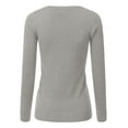 thumbnail image 3 of JJ Perfection Women's Long Sleeve Crew Neck Pullover Sweater with Plus Size, 3 of 3