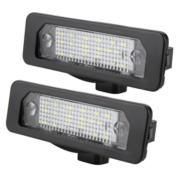 Lámpara de matrícula para Ford, 2 piezas de luz LED para matrícula de coche, lámpara de matrícula de mayor durabilidad