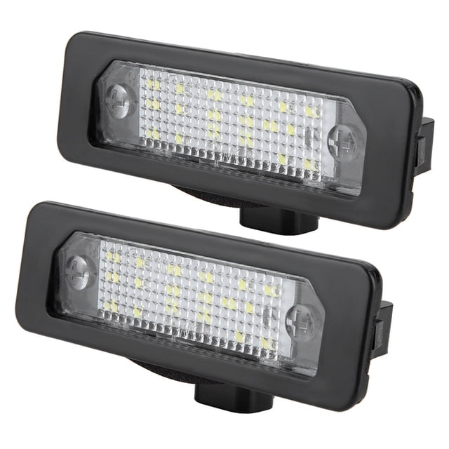 Lámpara de matrícula para Ford, 2 piezas de luz LED para matrícula de coche, lámpara de matrícula de mayor durabilidad