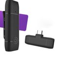 thumbnail image 5 of Micrófono con clip negro Cancelación de ruido Micrófono de solapa inalámbrico Altavoz con reducción de ruido de solapa para transmisión telefónica Entrevista al aire libre Grabación de reuniones TIPO, 5 of 5