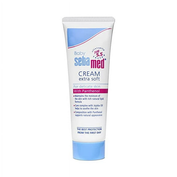 Sebamed Baby Cream Extra Soft, PH 5.5, Panthenol And Jojoba Oil, Clinically Tested, ECARF Approved(50ml)