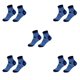 thumbnail image 1 of Soidarity Calcetines al aire libre Mujeres Hombres Elástico Camping Senderismo Pesca Calcetines que absorben la humedad, naranja y zafiro y L Type2 NO2 Soidarity CBP501042, 1 of 4
