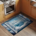 thumbnail image 3 of Window On The Ocean Washable Area Rug 2x3 111 Wave Cloud Low-Profile Area Rugs with Non Slip Backing Indoor Floor Carpet for Entrance Living Room Bedroom Home Office, 3 of 9