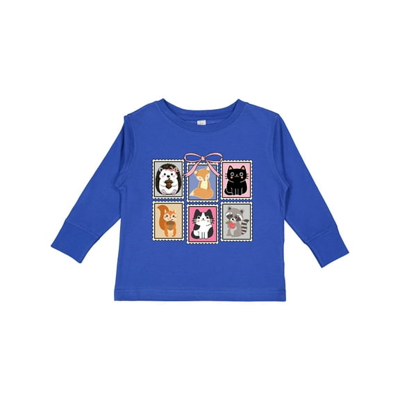 Inktastic Woodland Animals Girls Long Sleeve Toddler T-Shirt