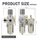thumbnail image 3 of Unidad LNCHKA FRL, regulador de filtro y lubricador para compresor de aire, 3 of 6