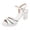White, variant on NOKIO Women'S High Heel Sandals Fashion Womens Breathable Lace Up Shoes Heels Casual Sandals Women High Strappy Chunky Block Square Toe Sandals Wedding Dress Shoes