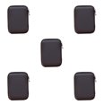 thumbnail image 2 of maskred 2.5 Sacoche Portable pour Disque Dur Externe avec Fermeture Éclair, Étui pour Disque Dur, Protection Adaptée, Noir 5Set, 2 of 6