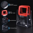 thumbnail image 3 of 7x4x8" Clear Gift Bags with Handles Reusable Mini Transparent Gift Wrap Bag, 24 Pack, 3 of 6